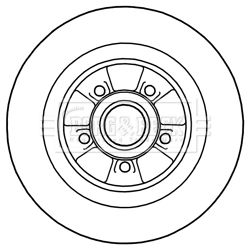 BORG & BECK Piduriketas BBD5974S